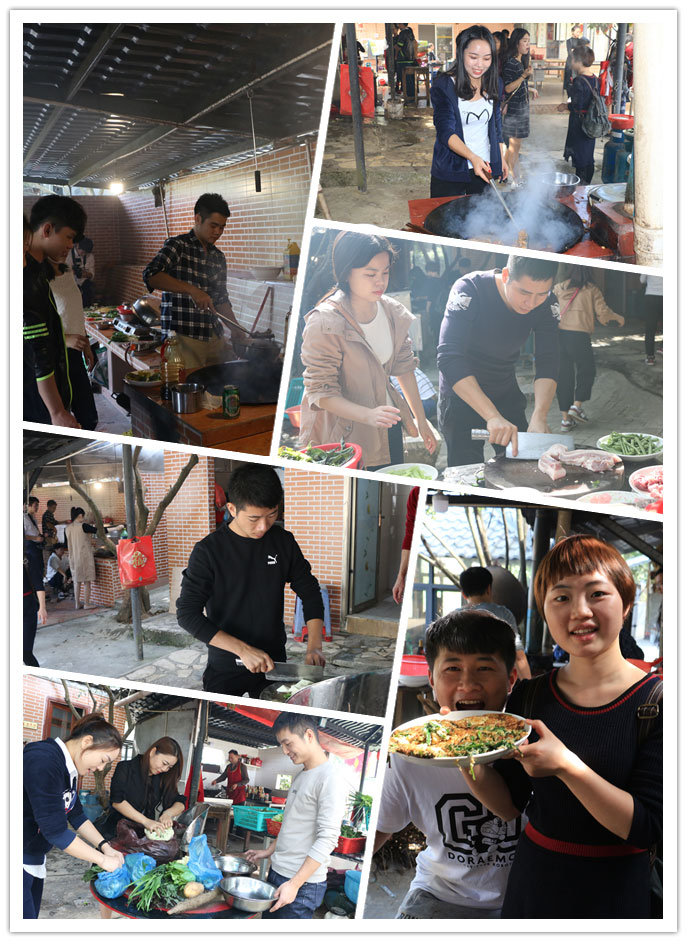 美食環(huán)節(jié)——才藝展示，各顯神通